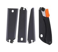 ANKROYU Professional Small Handheld Folding Saw with 3 Blades SK5 Carbon Steel Portable Wood Cutting Hand Saw for Outdoor Garden Pruning and Woodworking Projects