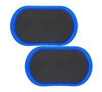 ANKROYU Professional Sport Sliding Plate Discs Set for Home Workout Core Training Yoga Pilates Body Toning Exercise Equipment Blue Color 2 Pack