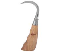 ANKROYU Professional Stainless Steel Fish Lifter with Wooden Handle Heavy Duty Fish Hook Control Tool for Ice Fishing and Boat Fishing Rustproof Durable Fishing Tackle 15x6 5x3cm 8