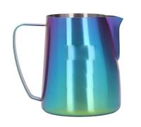 ANKROYU Professional Stainless Steel Frothing Pitcher 420ML Barista Grade Milk Frother Jug With Eagle Spout Design Proof Food Grade 304 For Home Cafe Coffee Making (Colorful)