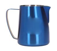ANKROYU Professional Stainless Steel Frothing Pitcher 420ML Barista Grade Milk Frother Jug With Eagle Spout Design Proof Food Grade 304 For Home Cafe Coffee Making (Blue)