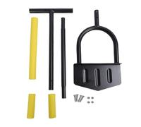 ANKROYU Professional Stainless Steel Half Moon Lawn Edger Manual Garden Edging Tool with T Handle for Flower Beds Driveways Sidewalks Heavy Duty Rustproof Design for Landscaping