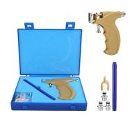 ANKROYU Professional Stainless Steel Piercing Gun Kit - Sterile & Safe Design for Ear, Nose, Navel, Pain-Free Self Piercing at Home, Complete Portable Instrument with Tools