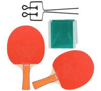 ANKROYU Professional Table Tennis Paddle Set Premium Pure Wood Base Double Sides Cover Pong Racket Bat With Net For Training Competition Indoor Outdoor Sports Enthusiasts