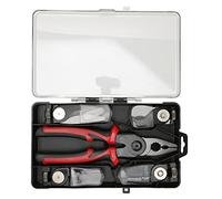 ANKROYU Professional Wire Cutters Pliers Set 5 Interchangeable Heads Heavy Duty Tool Steel Construction Anti Slip TPR Handle for Electrical Work Metal Craft DIY Projects