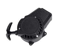 ANKROYU Pull Start Cord Replacement High Performance Aluminum Alloy Starter for 47cc 49cc Air Cooled T2 Dirt Bike Minimoto Motorcycle Black