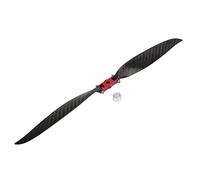 ANKROYU RC Carbon Fiber Folding Propeller 365mm Long 2 Slim Blades Aluminum Alloy Heavy Duty High Performance for Fixed Wing Aircraft Drones