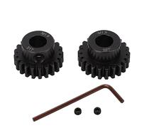 ANKROYU RC Motor Pinion Gear Set High Performance Durable Chrome Molybdenum Steel 25DP 1.0M 8mm 21T 22T Gear 1/5 1/6 1/7 RC Model Car Motor Upgrade Accessories