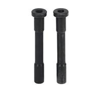 ANKROYU RC Steering Shaft High Strength Metal CVD Drive Transmission Shaft Durable Lightweight Easy Install for ZD Racing MX 07 4WD 1/7 Scale RC Car Black 46mm 2 Pack