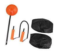 ANKROYU Retractable Ice Awls Ice Fishing Safety Picks with Ergonomic Handle Sturdy Durable Winter Fishing Gear for Ice Fishing Skiing Skating Hiking PVC Stainless Steel Flannel ABS