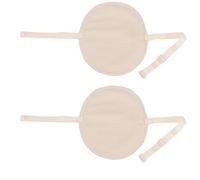 ANKROYU Reusable Cotton Underarm Sweat Pads Skin Tone Soft Breathable Quick Drying Odor Free Sweat Proof Protection for Men Women 1 Pair