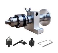 ANKROYU Revolving Center for Lathe, Precision Woodworking Live Center with Wrench, Mini Lathe Accessory, DIY Lathe Parts for Woodworking & Metalworking