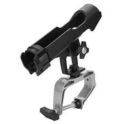 ANKROYU Rotatable Boat Rod Holder, Boat Mount Fishing Rod Holder, Adjustable Boat Fishing Rod Holder, Clamp Fishing Rod Holder, Fishing Tackle Accessory for Fishing