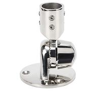 ANKROYU Round Boat Antenna Base Mount High Hardness 316 Stainless Steel 22mm Inner Diameter Durable Marine Antenna Mount for Boats and Yachts