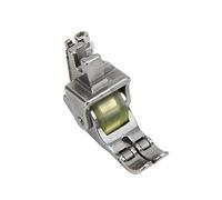 ANKROYU Rubber Wheel Presser Foot Industrial Sewing Machine Accessory Durable Wear Resistant Metal Sewing Foot for Most Industrial Sewing Machines Lightweight Compact Design Easy t