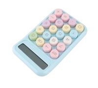 ANKROYU Scientific Calculator 10 Digit Display Mechanical Buttons Portable Lightweight ABS Material for Students Exams Accounting Office Use (Blue)