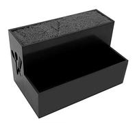 ANKROYU Scissors Storage Holder, Desktop Organizer, Guard Holder Barber Supplies, Salon Hairdressing Clips Box for Barber Scissors, Hair Clips Pet Grooming Scissors(Black)