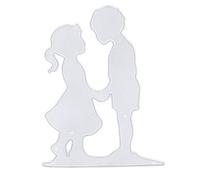 ANKROYU Scrapbook Die Cuts Carbon Steel Cutting Dies High Precision Embossing Paper Dies for Card Making Scrapbooking DIY Crafts 2 Pack Boy and Girl Design