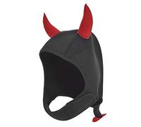 ANKROYU Scuba Diving Cap Neoprene Soft Filled Adjustable Hook Loop Design Lightweight Portable Diving Hood for Free Diving Snorkeling Swimming Red Black L Size