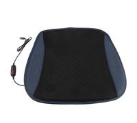 ANKROYU Seat Cushion with 5 High Speed Fans USB Powered Ventilated Breathable Cooling Seat Pad with Adjustable 3 Speed Settings for Car Home Office Use Polyester Mesh Material (Navy Blue)