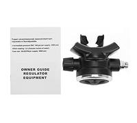 ANKROYU Secondary Breathing Regulator for Diving, ABS PP Silicone Pressure Reducer with Adjustable Airflow, Mouthpiece for Snorkeling, 140 Psi Medium Pressure Conversion System