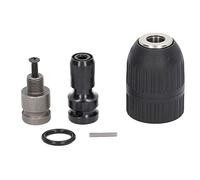 ANKROYU Self Tightening Drill Chuck Keyless Self Locking Impact Wrench Chuck 1/2in 20UNF Thread Heavy Duty ABS Carbon Steel 2-13mm Clamping Range for Power Tools and DIY Projects
