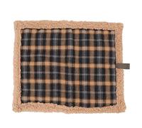 ANKROYU Self Warming Pet Pad Soft Plush Washable Self Heating Cat Dog Mat for Dogs Cats Pets Indoor Outdoor Travel Use Lambswool Aluminum Film Coloured Plaid 55x43cm