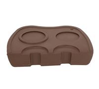 ANKROYU Silicone Coffee Tamper Mat Double Heads Non Slip Tamping Pad for Barista Home Kitchen Espresso Accessories Food Grade Durable BPA (Coffee)