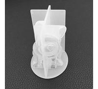 ANKROYU Silicone Mold, Cat Resin Cat Candle Resin Mold, Animal Candle Mold Crystal Silicone Animal Mold, Aromatherapy Plaster Mould for Resin Cake Mold (French Dou No.1)