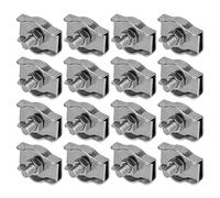 ANKROYU Simplex Wire Rope Clips Stainless Steel Cable Clamps Simple Grip Caliper Single Locking Device (20pcs M6)