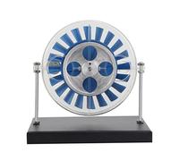 ANKROYU Single Stage Steam Turbine Model Physics Equipment Educational Science Toy for Middle School Students Classroom Demonstration Aluminum Alloy Plastic Iron 12.5x10x12cm 320g