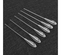 ANKROYU Sinking Float Acrylic Large Floats Fishing Accessories Transparent White 5g 10g 15g 20g 6Pcs Set for Fishing Enthusiasts (15g)