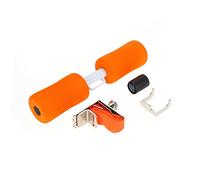 ANKROYU Sit Up Exercise Bar Heavy Duty Sturdy Anti Rust Home Workout Equipment for Sit Ups Core Training Strength Fitness Perfect for Home Gym Enthusiasts Black Pink Green Orange B (Orange)