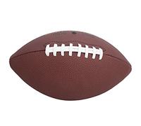 ANKROYU Size 9 Football Professional Training Ball High Grip PU Material Durable Rugby Ball for Sports Enthusiasts Aged 14 and Above Brown Color