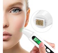 ANKROYU Skin Moisture Monitor, Skin Moisture Tester, Skin Moisture Analyzer, Digital Skin Moisture Detector, 0~99.9% Digital LCD Skin Face Moisture Oil Analyzer Monitor Tester Detector