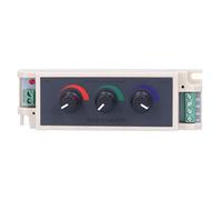 ANKROYU SMART RGB KNOB DIMMER 3 CHANNEL LED LIGHT CONTROLLER WITH PWM TECHNOLOGY FOR HOME DECOR AND STAGE LIGHTING DC 12V 24V COMPATIBLE