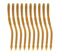 ANKROYU Soft Fishing Lure Artificial Simulation Earth Fish Bait Tackle PVC Material UV Reflective Shrimp Flavor Lifelike Swimming Posture for Freshwater Saltwater Fishing Green B (Brown translucent