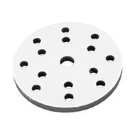 ANKROYU Soft Sponge Sanding Pad 150mm Diameter Interface Cushion with Magic Adhesive Backing for Electric Pneumatic Polishing Grinding Machines Vibration Reduction Noise Dampening (6 inches 15 holes)