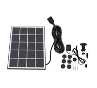 ANKROYU Solar Panel Water Pump Kit 4W 5V Easy to Assemble DIY Solar Fountain Water Pump for Outdoor Garden Backyard Patio Pool ABS Monocrystalline Silicon