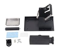 ANKROYU Soldering Iron Holder Stainless Steel Integrated High Temperature Resistance Solder Iron Stand for Welding with Stable Base Non Slip Design All in One Storage for DIY Elect