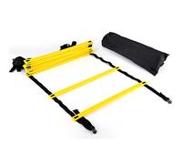 ANKROYU Speed Agility Training Ladder Premium Adjustable Flat Rungs 6m Football Soccer Basketball Hockey Lacrosse Tennis Badminton Rugby Athletic Drill PP Material 12 Rungs
