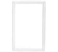 ANKROYU Square Shape Embroidery Frame Plastic DIY Hoop Cross Stitch Craft Tool Handhold Rectangle Sewing Supplies Universal Clip Frame for Embroidery Sewing Needlecraft (43.1 * 27.9CM)