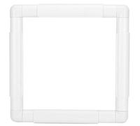 ANKROYU Square Shape Embroidery Frame Plastic DIY Hoop Cross Stitch Craft Tool Handhold Rectangle Sewing Supplies Universal Clip Frame for Embroidery Sewing Needlecraft (20.3 * 20.3CM)