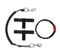 ANKROYU Stage Bottle Strap Diving Side Mount Rigging Carry Strap with End Clip for Underwater Diving Swimming and Marine Operations Made of Nylon and Stainless Steel (S 23 Inch)