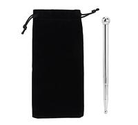 ANKROYU Stainless Steel Deep Tissue Massage Tool Professional Manual Acupuncture Pen for Muscle Knots Back Neck Shoulders Home Salon Use Silver 18.5cm