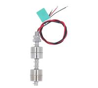 ANKROYU Stainless Steel Dual Ball Float Switch Water Level Controller High Sensitivity 100mm 0220V for Water Tank Pool Fish Tank with 400mm Wire