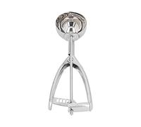 ANKROYU Stainless Steel Ice Cream Scoop Professional Grade Heavy Duty Ice Cream Ball Spoon Fruit Digging Tool for Kitchen Restaurant Home Use Food Safe Material 4.9oz (Medium Spoon Diameter 5CM)