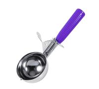 ANKROYU Stainless Steel Ice Cream Scoop Spoon with Non Slip Plastic Handle Practical Kitchen Tool for Home Restaurant Cafe Bar 9 Sizes Available Food Grade Material Easy Release Le (8CM) (7.2CM)