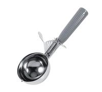 ANKROYU Stainless Steel Ice Cream Scoop Spoon with Non Slip Plastic Handle Practical Kitchen Tool for Home Restaurant Cafe Bar 9 Sizes Available Food Grade Material Easy Release Le (8CM) (7.2CM)