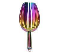 ANKROYU Stainless Steel Ice Shovel Food Shovel Bar Scoop Ice Scoop Kitchen Gadget for Ice Sugar Flour Tea Sweet Home Use Durable Safe Material 205240g (3 Size)